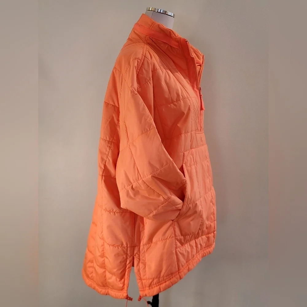 NWT || FREE PEOPLE MOVEMENT || x Primaloft Riley, pink/orange, pull over, sz S